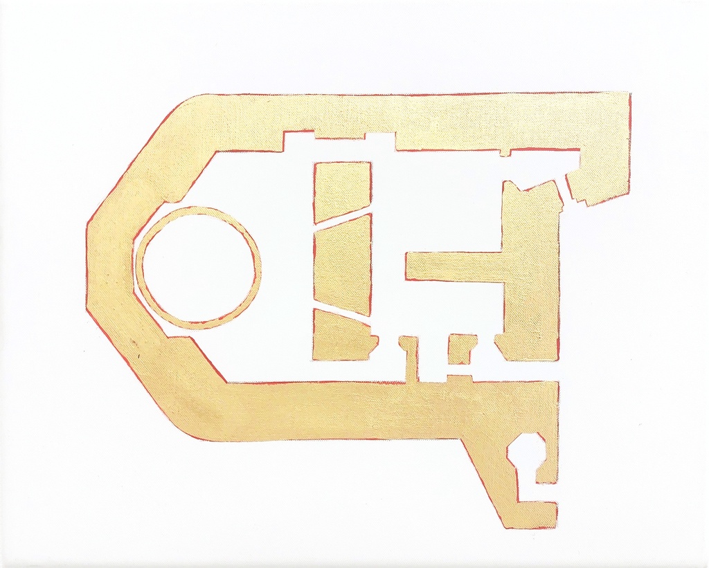 [PABE.00011] Golden Atlantic Wall